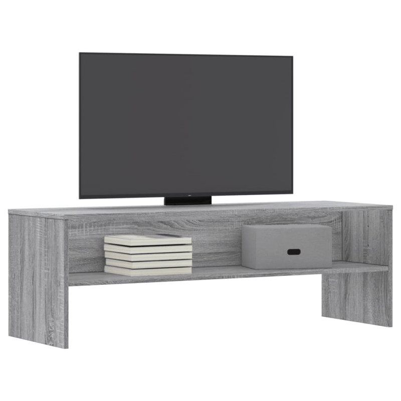 Szafka pod TV, szary dąb sonoma, 120x40x40 cm