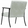 fotel Jasnoszary 59 x 75 x 78 cm Aksamit