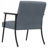 fotel Ciemnoszary 59 x 75 x 78 cm Aksamit