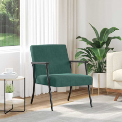 fotel Ciemna zieleń 59 x 75 x 78 cm Aksamit