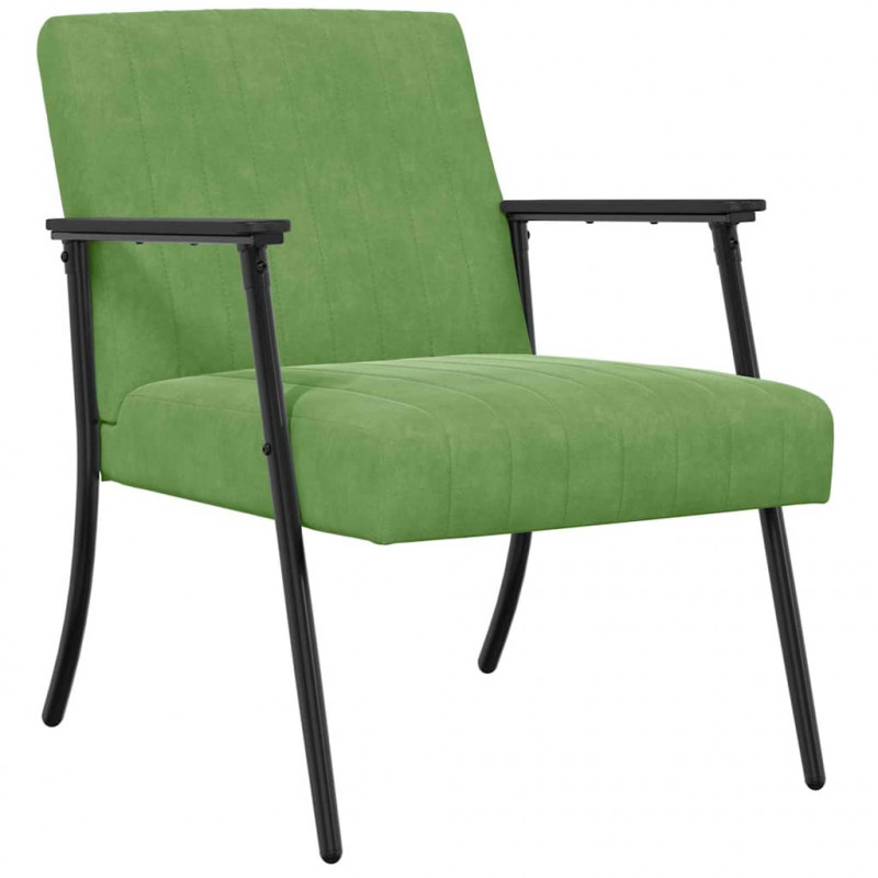fotel Jasnozielony 59 x 75 x 78 cm Aksamit