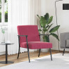 fotel Czerwone wino 59 x 75 x 78 cm Aksamit