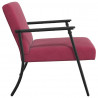 fotel Czerwone wino 59 x 75 x 78 cm Aksamit