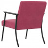 fotel Czerwone wino 59 x 75 x 78 cm Aksamit