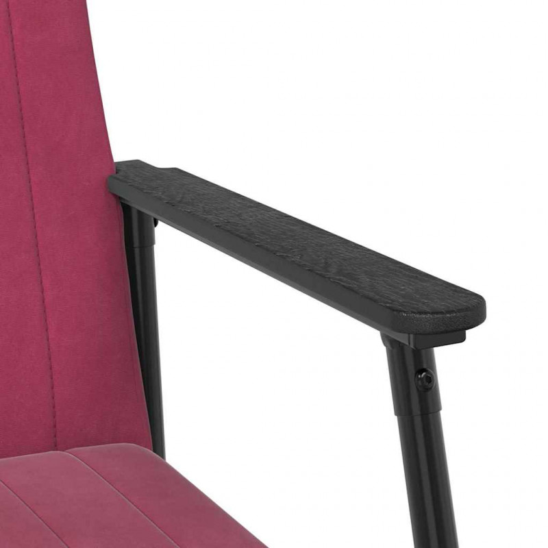 fotel Czerwone wino 59 x 75 x 78 cm Aksamit