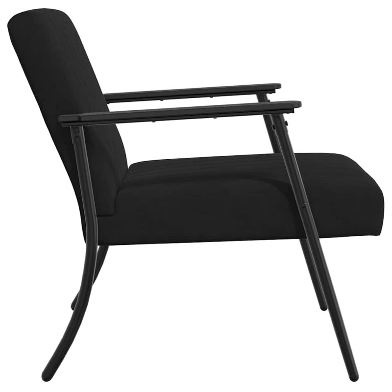 fotel Czarny 59 x 75 x 78 cm Aksamit