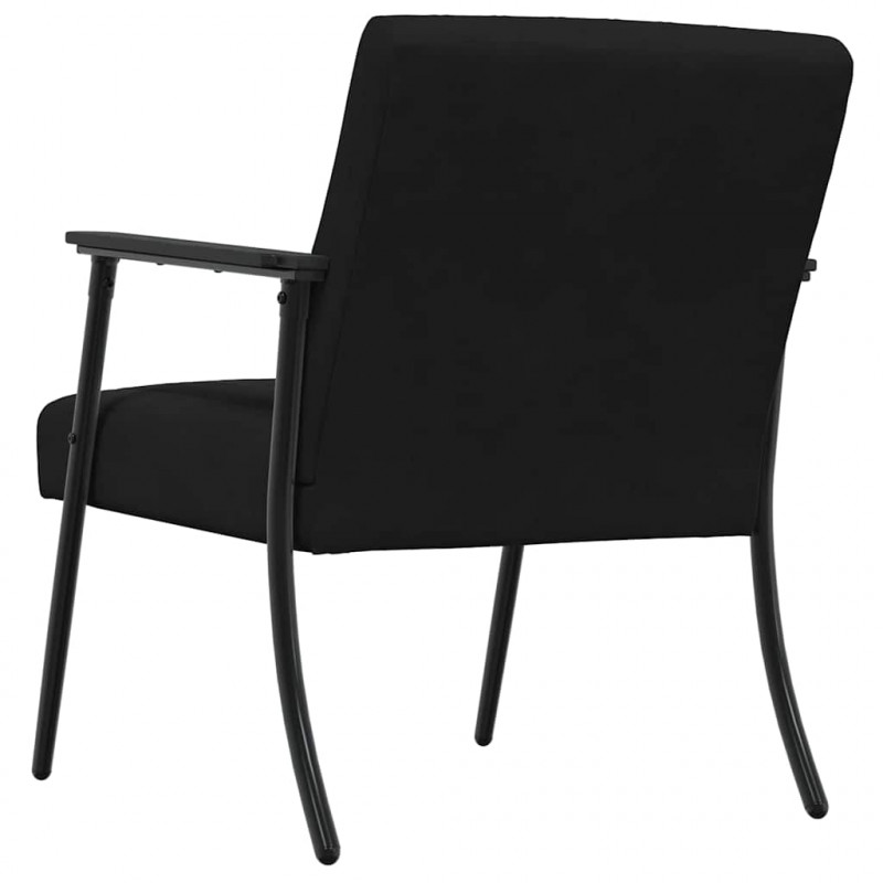 fotel Czarny 59 x 75 x 78 cm Aksamit