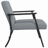 fotel Jasnoszary 59 x 75 x 78 cm tkanina