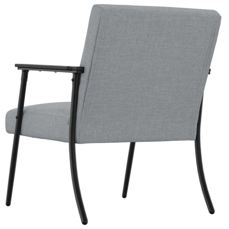 fotel Jasnoszary 59 x 75 x 78 cm tkanina