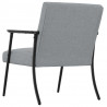 fotel Jasnoszary 59 x 75 x 78 cm tkanina