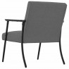 fotel Ciemnoszary 59 x 75 x 78 cm tkanina