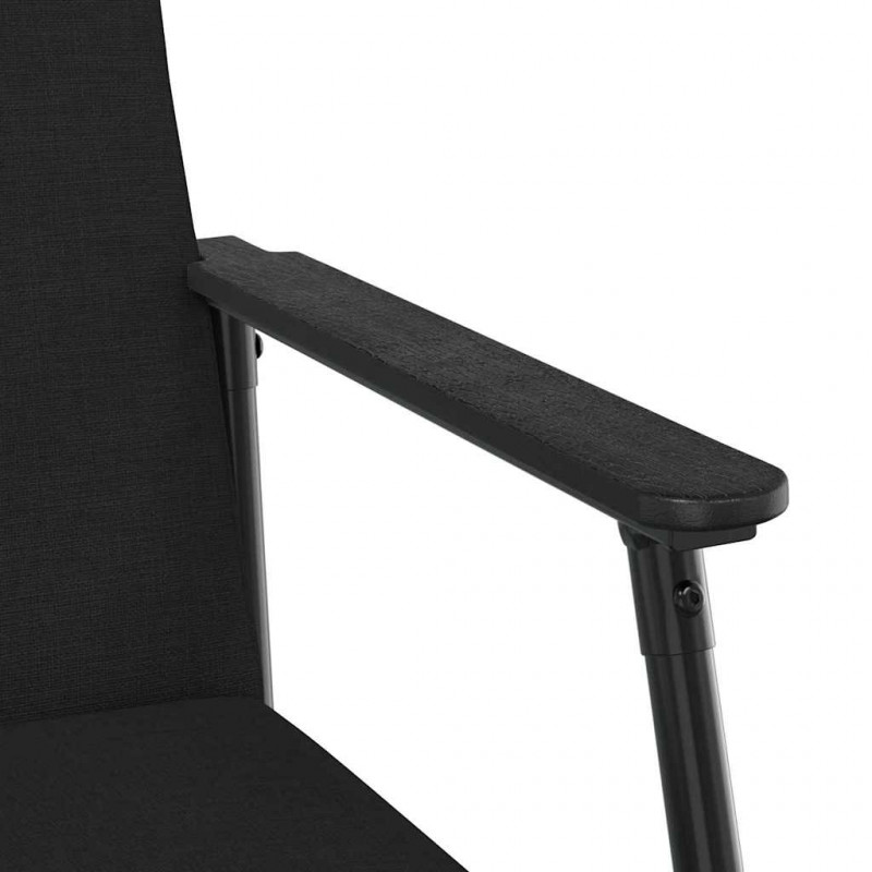 fotel Czarny 59 x 75 x 78 cm tkanina