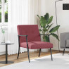 fotel Czerwone wino 59 x 75 x 78 cm tkanina