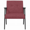 fotel Czerwone wino 59 x 75 x 78 cm tkanina