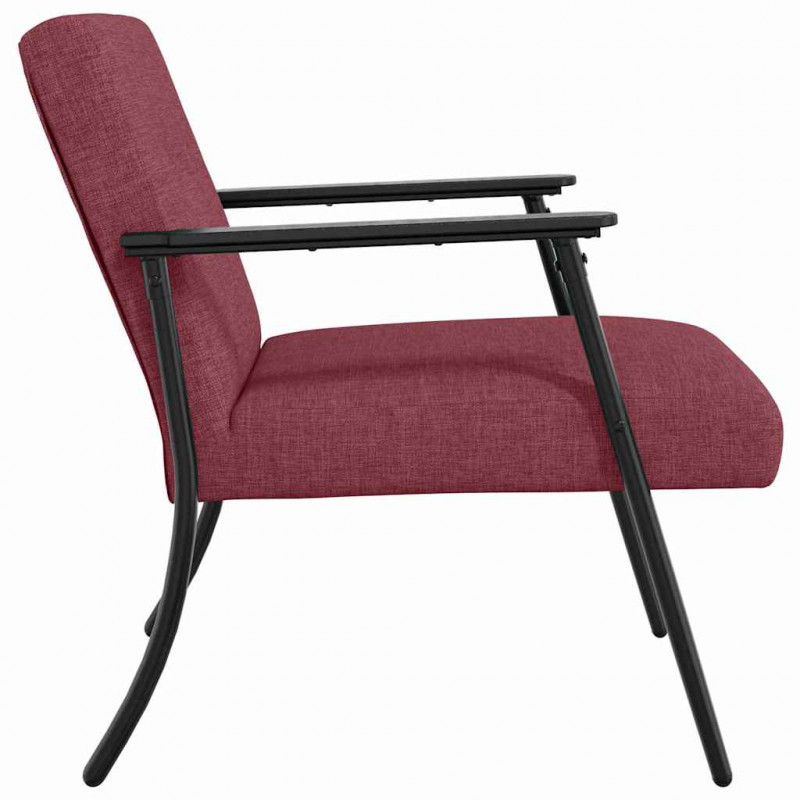 fotel Czerwone wino 59 x 75 x 78 cm tkanina