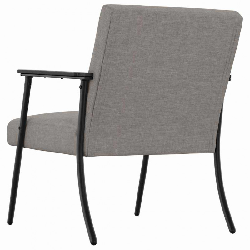 fotel Ciemnoszary 59 x 75 x 78 cm tkanina