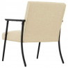 fotel Kremowy 59 x 75 x 78 cm tkanina