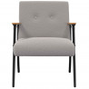 fotel Jasnoszary 59 x 75 x 78 cm