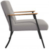 fotel Jasnoszary 59 x 75 x 78 cm