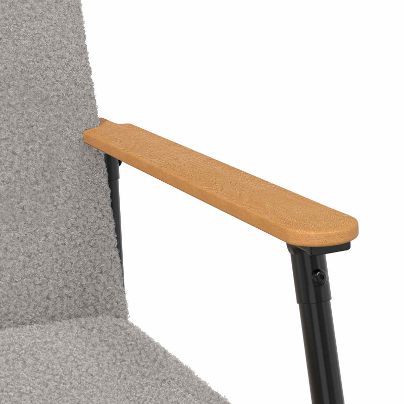fotel Jasnoszary 59 x 75 x 78 cm