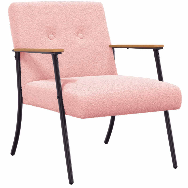 fotel Różowy 59 x 75 x 78 cm