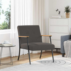 fotel Ciemnoszary 59 x 75 x 78 cm