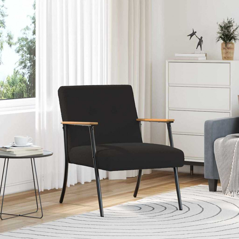 fotel Czarny 59 x 75 x 78 cm