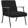 fotel Czarny 59 x 75 x 78 cm