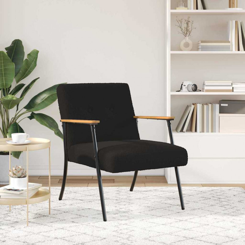 fotel Czarny 59 x 75 x 78 cm