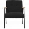 fotel Czarny 59 x 75 x 78 cm