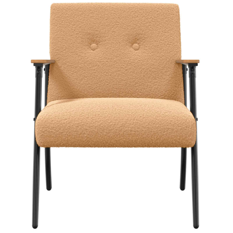 fotel Beżowy 59 x 75 x 78 cm