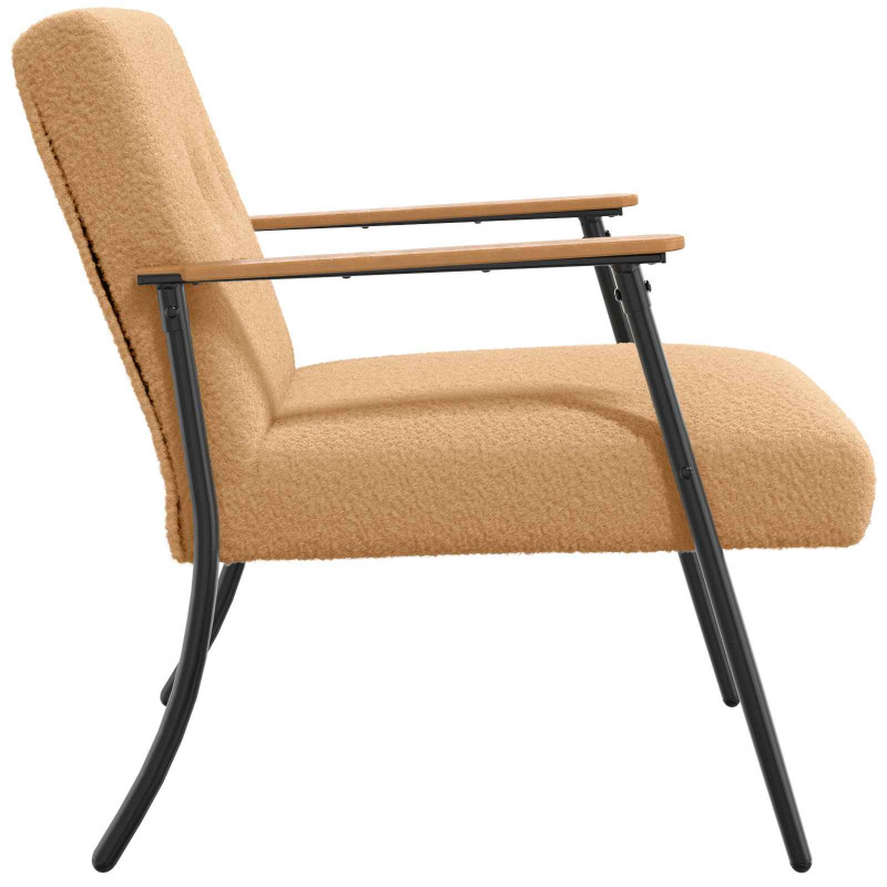 fotel Beżowy 59 x 75 x 78 cm