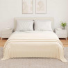 Koce narzutowe 6 pcs Kremowy 350 x 270 cm Polar