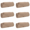 Koce narzutowe 6 pcs Camel 210 x 140 cm Polar