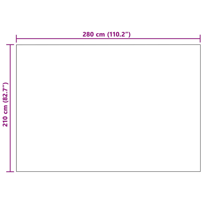 Koce narzutowe 6 pcs Camel 280 x 210 cm Polar