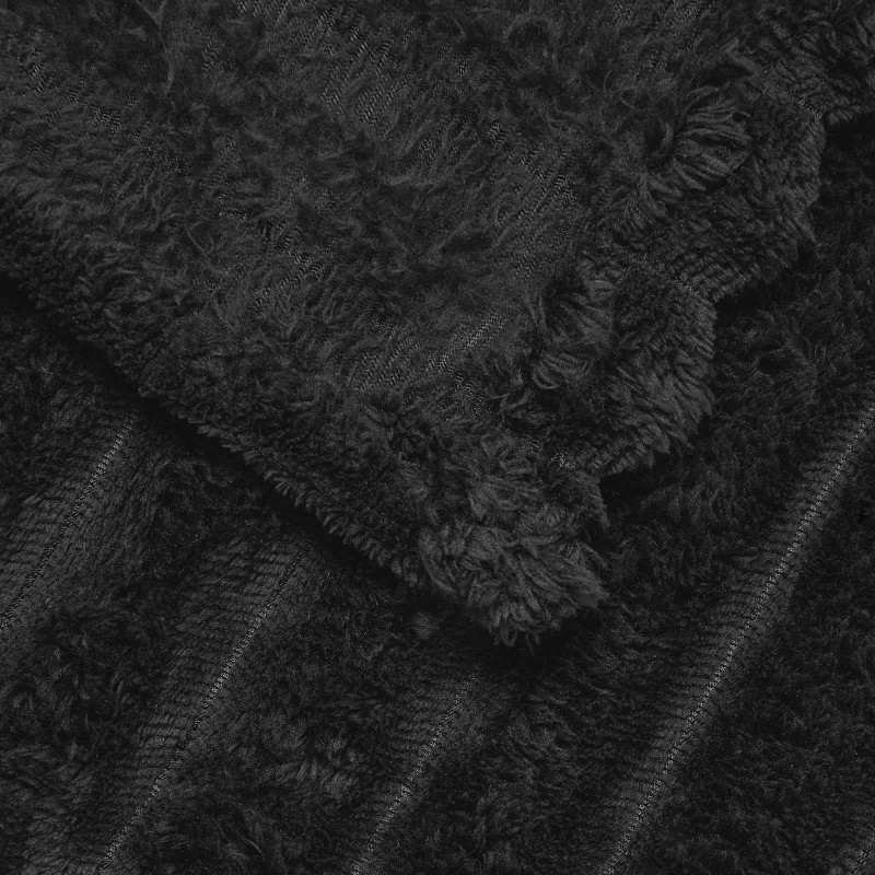 Koc Czarny 200 x 150 cm Polar