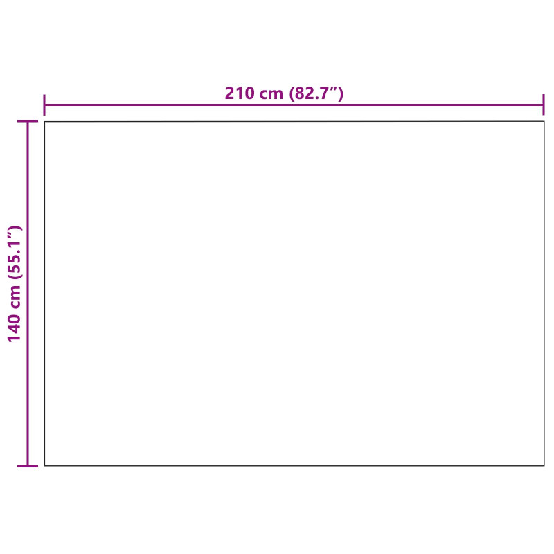 Koce narzutowe 6 pcs Ciemnoszary 210 x 140 cm Polar