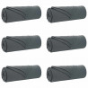 Koce narzutowe 6 pcs Ciemnoszary 350 x 270 cm Polar