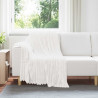 Koc Biały 150 x 130 cm Polar