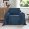 Koce narzutowe 6 pcs Granatowy 210 x 140 cm Polar