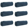 Koce narzutowe 6 pcs Granatowy 210 x 140 cm Polar