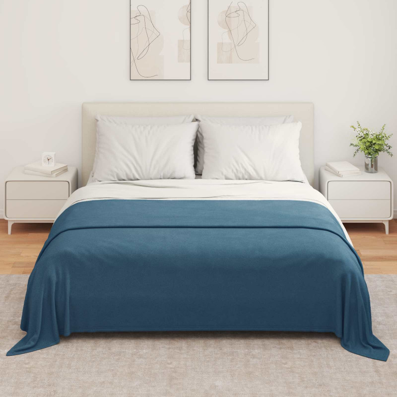 Koce narzutowe 6 pcs Granatowy 280 x 210 cm Polar