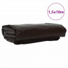 Plandeka 650g / m² Brązowy 1,5 x 10 m Płótno z powłoką PVC