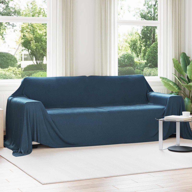 Koce narzutowe 6 pcs Granatowy 350 x 270 cm Polar
