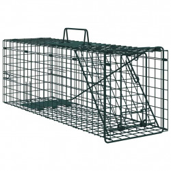 Pułapka na zwierzęta Zielony 61 x 20 x 21,5 cm Stal