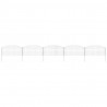 Zestaw Ogrodzenia Stawu 5 pcs Zielony 100 x 50 cm Stal