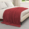 Koc Bordeaux Czerwony 200 x 150 cm Polar