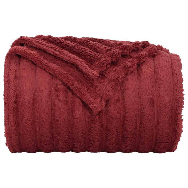 Koc Bordeaux Czerwony 200 x 150 cm Polar