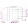 Zestaw Ogrodzenia Stawu 5 pcs Zielony 100 x 50 cm Stal