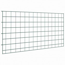Zestaw Ogrodzenia Stawu 5 pcs Zielony 100 x 50 cm Stal